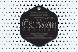 Carson Outline: A Font for Impactful Digital Communication