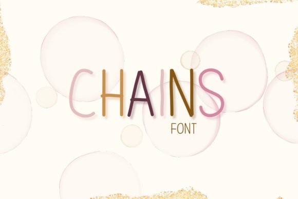 Chains: A Modern Font for Editorial Design