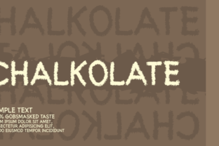 Chalkolate: A Font That Adds Character to Every Craft Project