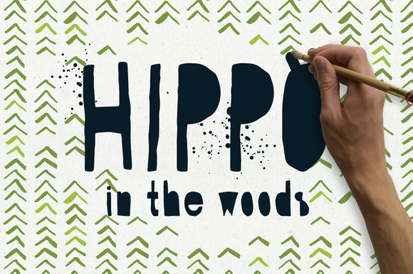 Hippo: A Display Font for Bold Digital Branding