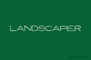 Landscaper: A Display Font for Bold Digital Storytelling