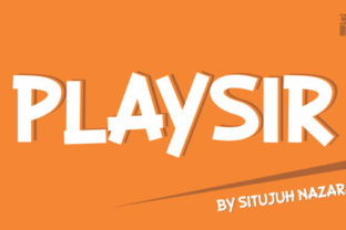 Playsir: A Display Font for Bold Campaigns