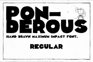 Ponderous Regular: A Display Font for Impactful Web Design
