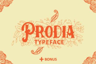 Prodia: A Display Font for Web Design and Brand Identity