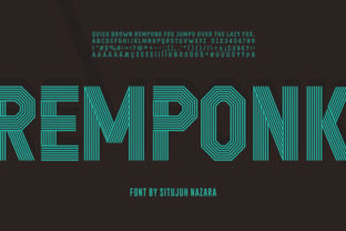 Remponk: A Display Font for Impactful Digital Campaigns