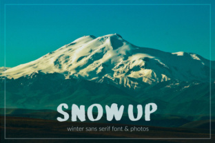 SnowUP: A Winter-Themed Font for Branding Magic