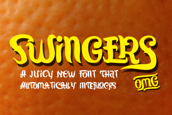 Swingers: The Fun, Curly Font for Crafters and Designers