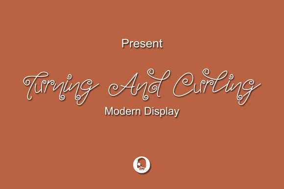 Turning and Curling: A Font for Feminine Branding and Digital Impact