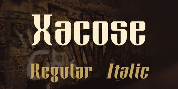 Xacose: A Display Font That Elevates Digital Branding